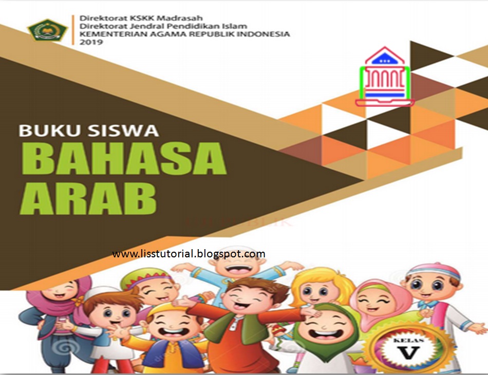 Download Buku Bahasa Arab Kelas 5 MI Kurikulum 2013 Edisi Revisi 2019