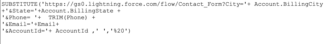 Run Flows from URL and Set Input Variables