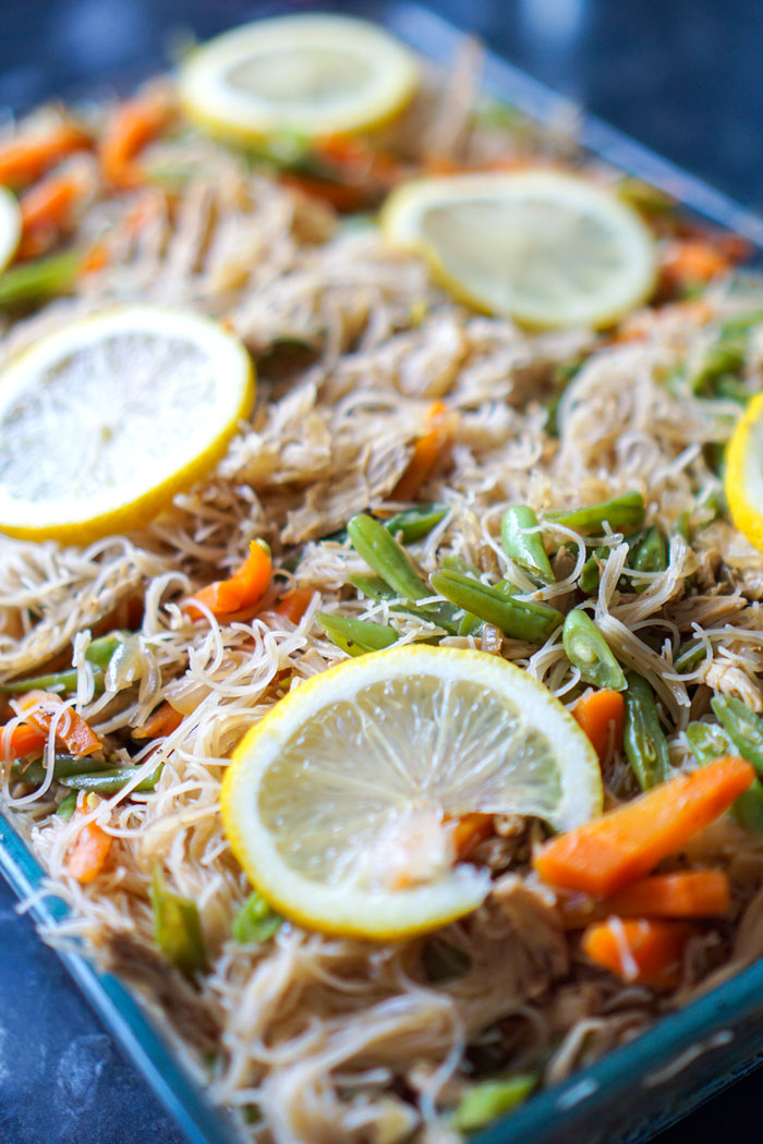 Pancit Bihon Filipino Vermicelli Noodles Recipe Hungry for Goodies