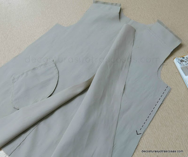 como coser una gabardina para niña