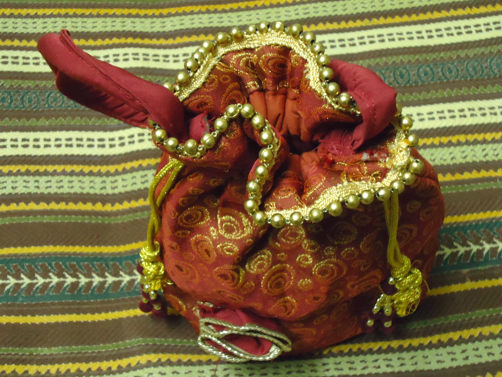 Sany's Creativity in Jewelry Making,Potli Bags and Stitching. Potli