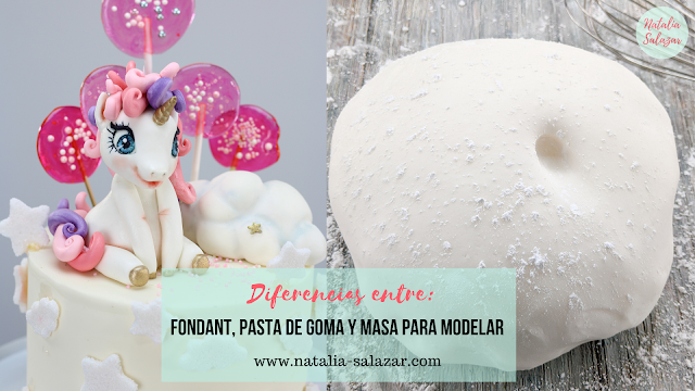 diferencias entre fondant y pasta de goma