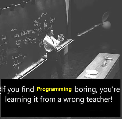 programar não é chato