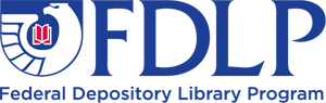 Federal Depository Library program emblem and text
