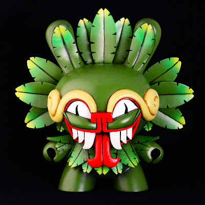 Quetzalcoatl Custom 8” Dunny Vinyl Figure by The Beast Brothers