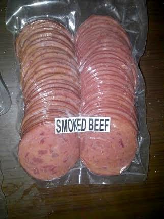 Smoked beef, daging asap, smoked beef slice, smoked beef murah