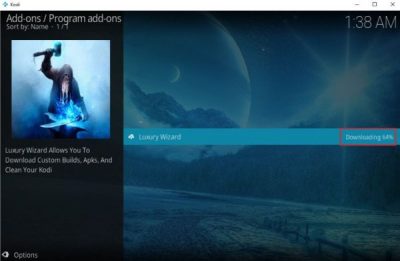 Instalar Blue Magic Kodi Build