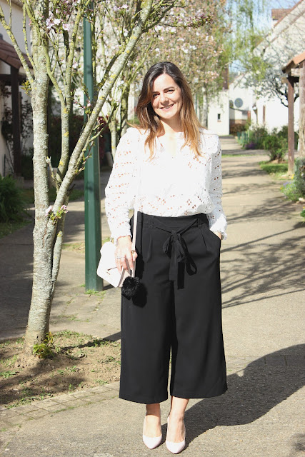 blouse à volant et broderie les petites bulles de ma vie