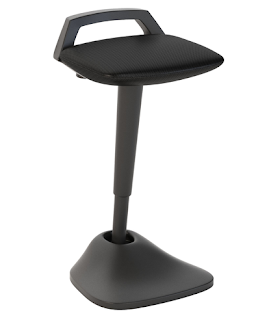 ergonomic perch stool