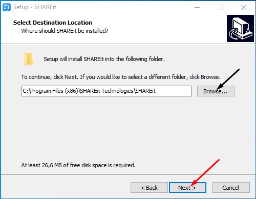 How to Installation of SHAREit for Windows