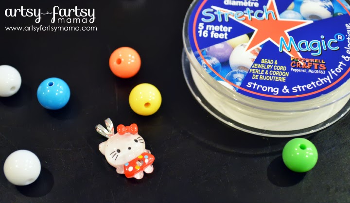 DIY Hello Kitty Bubblegum Necklace