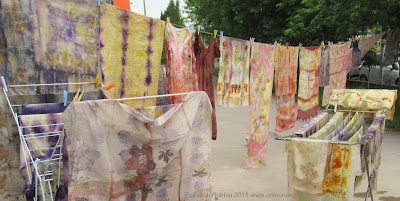 ecoprint ecoprinting rosso di robbia corsi corso tintura naturale stampa vegetale ecoprint ecoprinting corso corsi stampa vegetale su tessuto