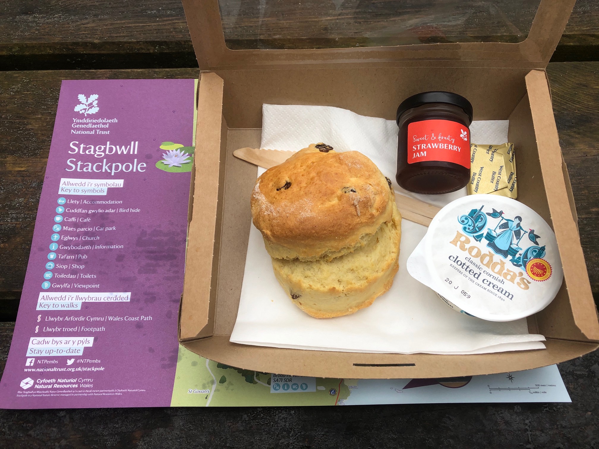 National Trust Scones: Stackpole