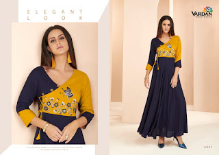 Vardan designer gulnaz vol 3 Party wear kurtis