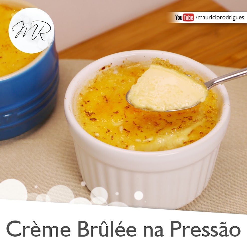 VÍDEO - Crème Brûlée na Panela de Pressão Elétrica