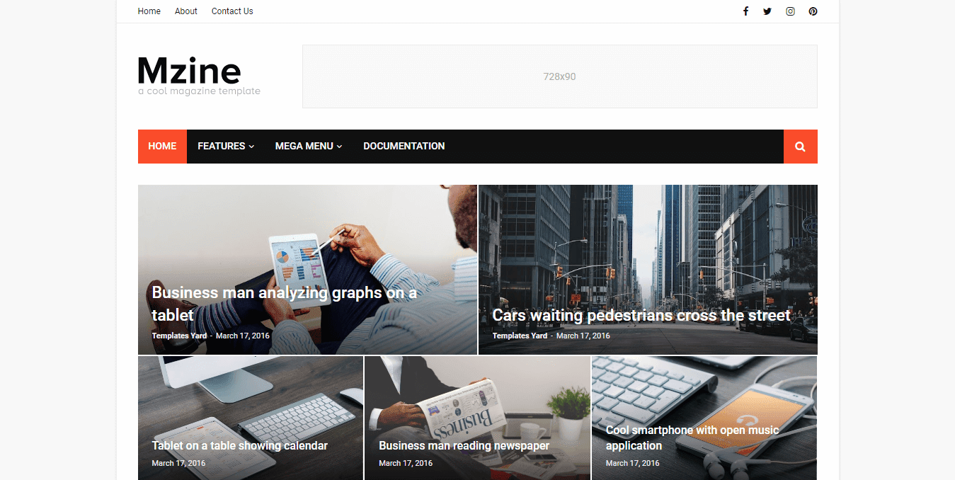 Templatesyard: Free Blogger Templates  Responsive Blogspot Themes Throughout Free Blogger Templates For Business