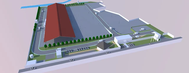 industrial park site plan