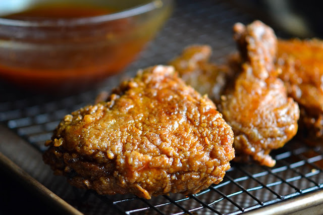 Greedy Girl : Ginger garlic Honey Fried Chicken