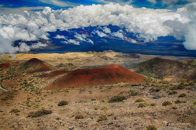 Mauna Kea volcano Hawaii summit geology travel trip observatory telescope copyright RocDocTravel.com