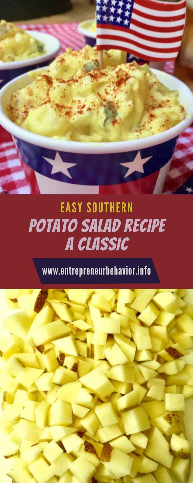 EASY SOUTHERN POTATO SALAD RECIPE – A CLASSIC EASY SOUTHERN POTATO SALAD RECIPE – A CLASSIC
