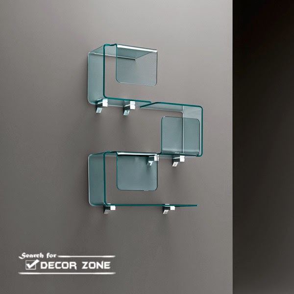 ten Glass Shelves suggestions in modern day style Interiordecoratinons 1