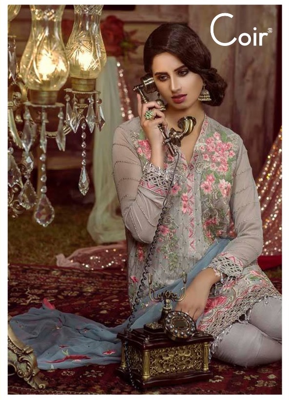Shraddha Designer Coir Pakistani Suits catalog wholesaler