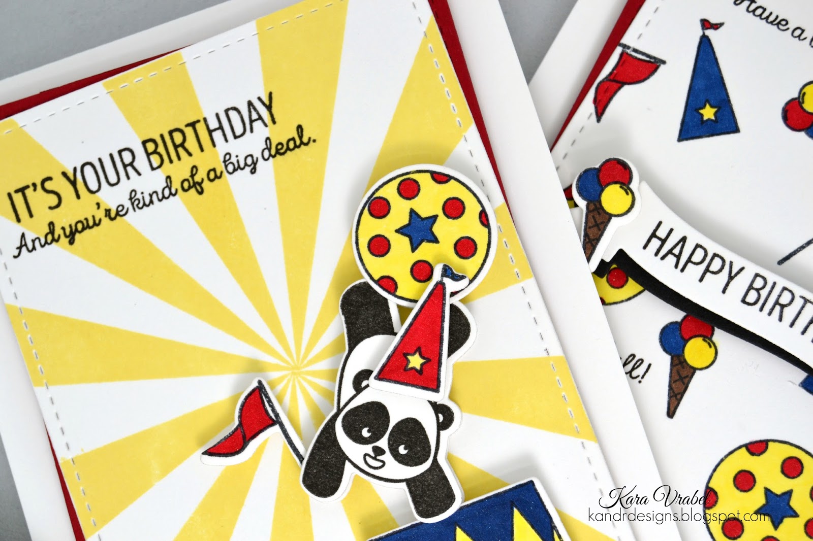 K and R Designs: Big Top Birthday