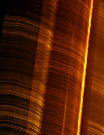 gold pillars background blurred