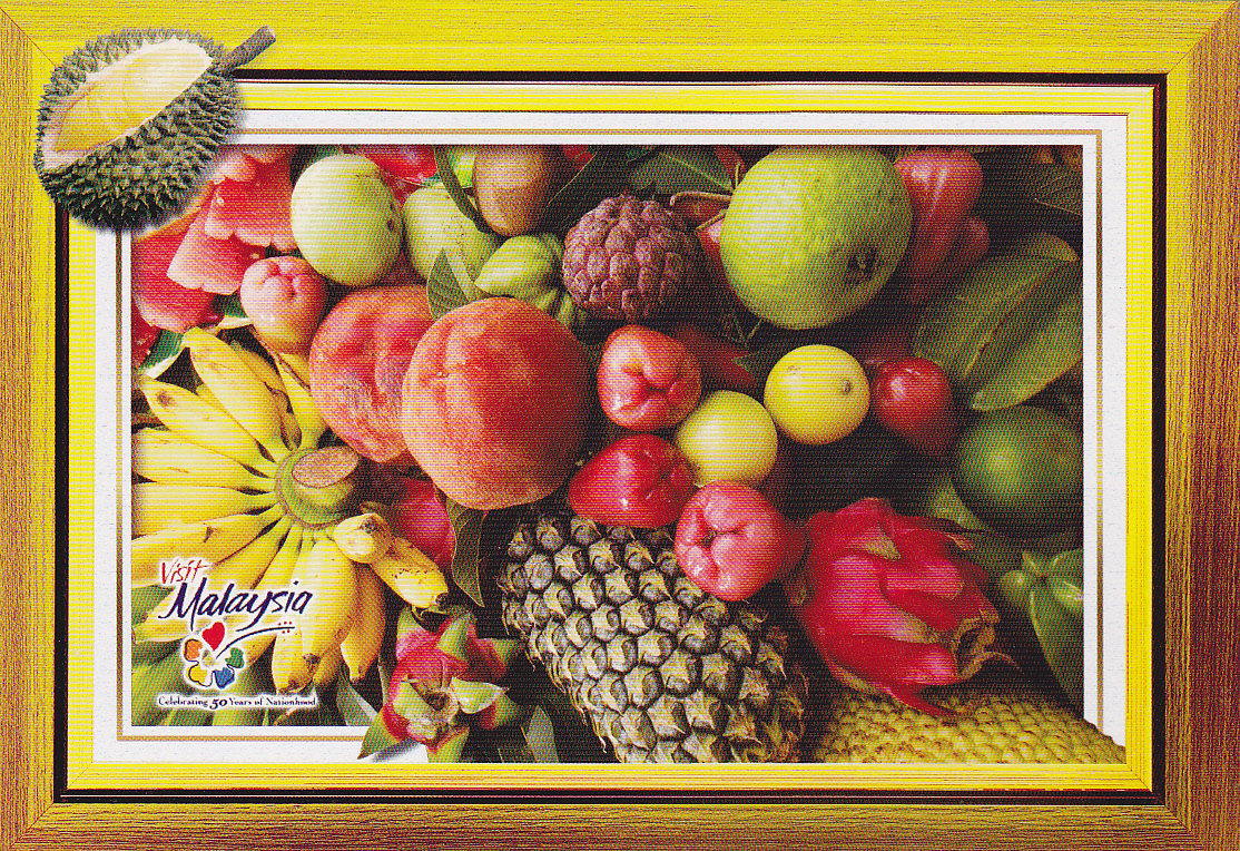 Postcard A La Carte 2 Malaysia and Southeast Asia Local Fruits