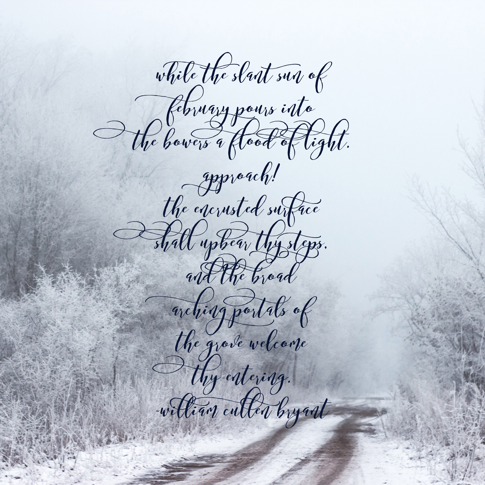 Inspiration-Decoration: Winter Poetry
