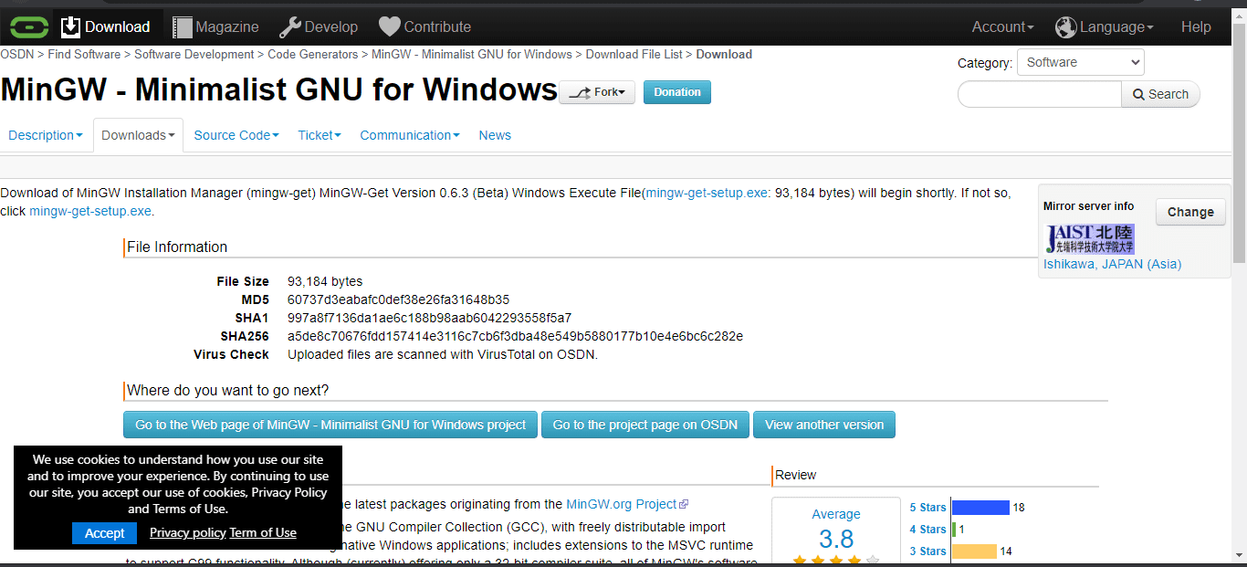 How to install minGWw64 on Windows 10