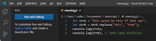 Fun with JavaScript: Run JavaScript in VS Code