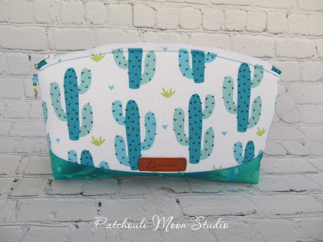 Patchouli Moon Studio~ Clematis Pouch with Boxed Corners in Two Sizes