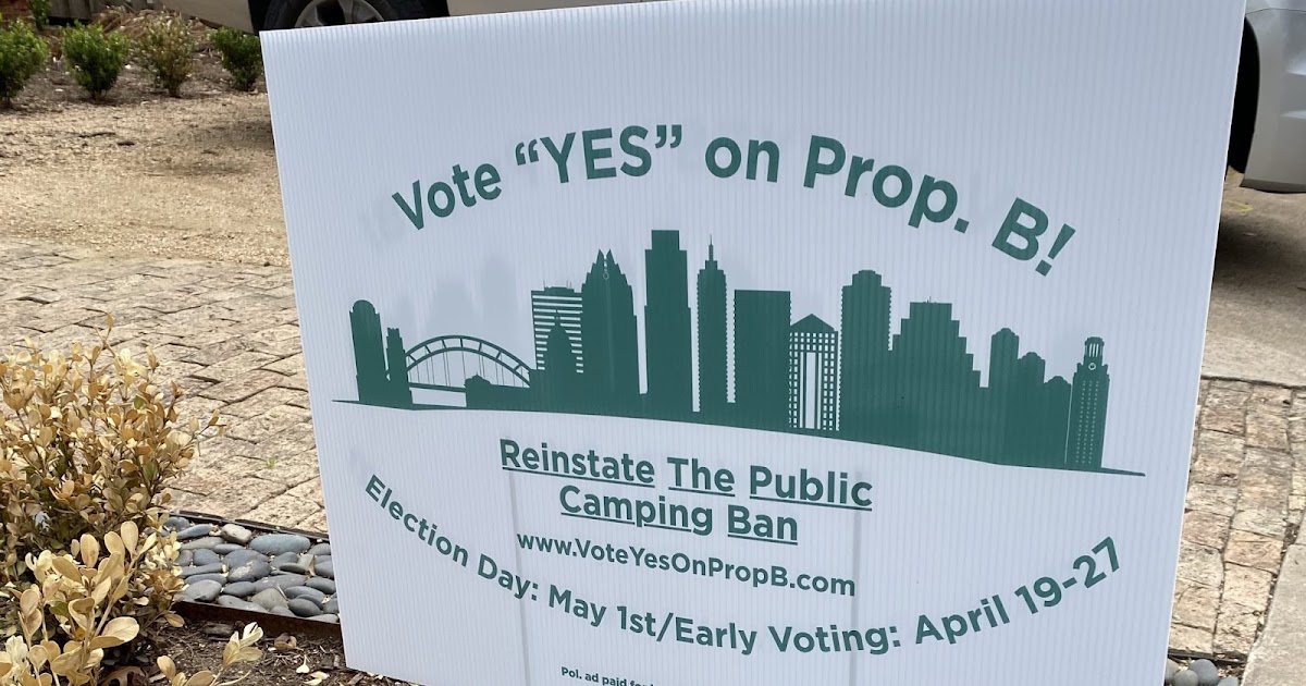 Austin says, enough with the tents