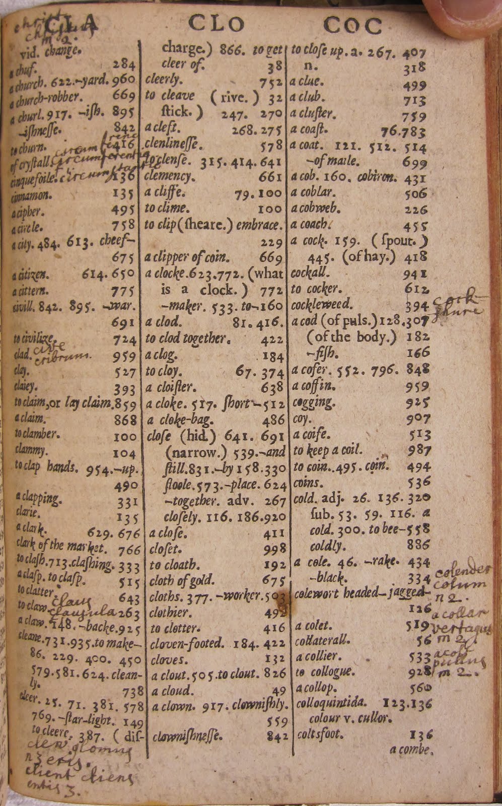 MCRS Rare Books Blog: Annotating a 1643 English-Latin Phrase Book
