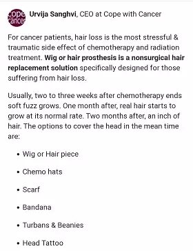 Chemotherapy Hair Loss