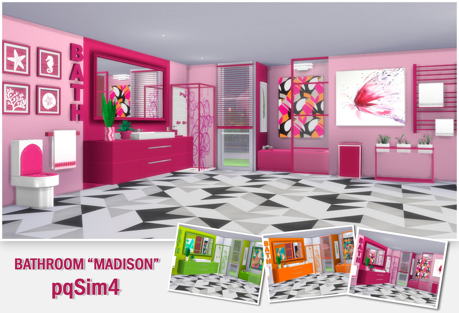 Барби мебель SIMS 4