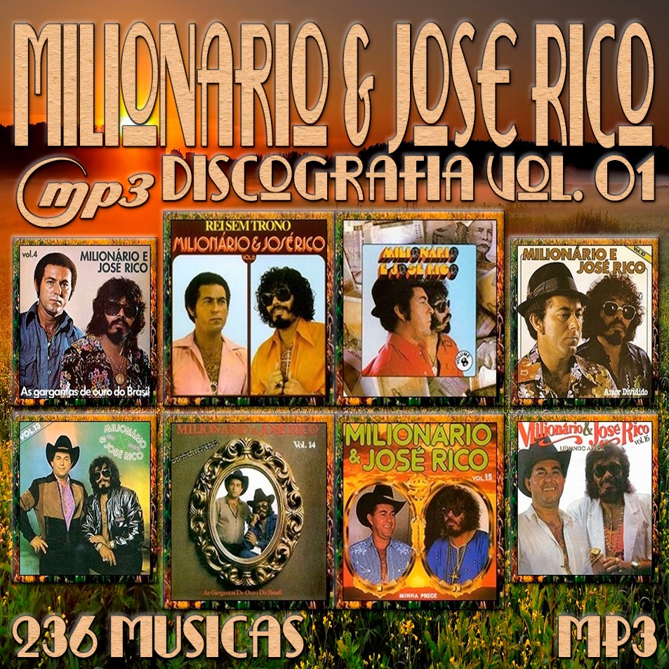 CAPA CD - MILIONÁRIO E JOSÉ RICO DISCOGRAFIA VOL.01 MP3