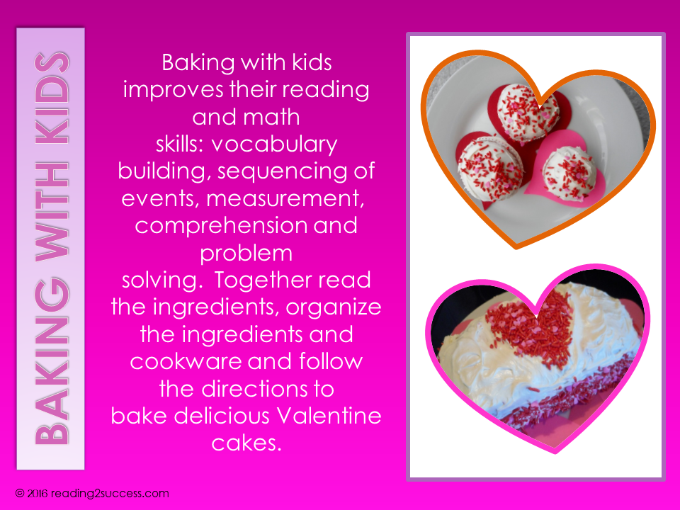 Reading2success: Valentines Day Baking and Crafting with Your Kids