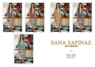 Fairlady Sana Safinaz Hit Design Colour Pakistani Suits