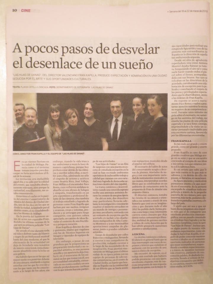 Fran Kapilla y “Las hijas de Danao” a pocos pasos de desvelar el