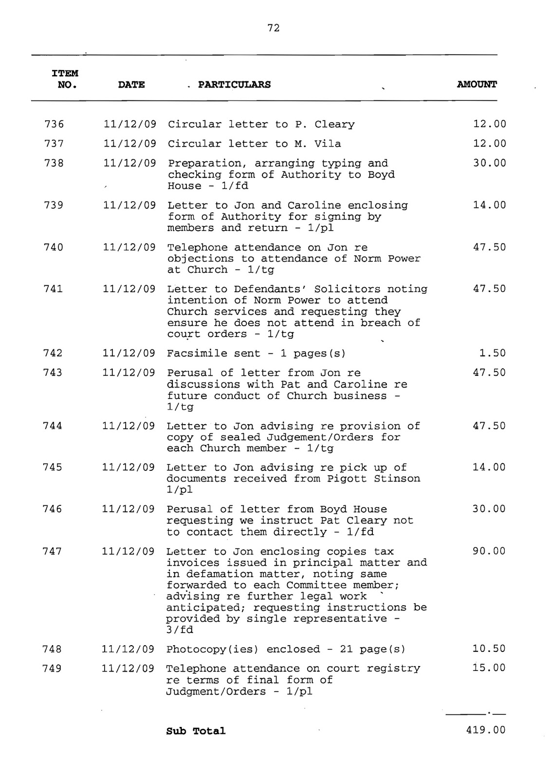 Filed Application for Assessment of Solicitor/Client Costs Filed Application for Assessment of Solicitor/Client Costs