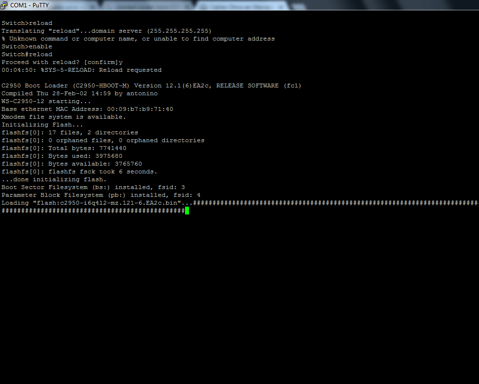 fp Kanarias Conexión de routers Cisco 1721 de clase desde Windows 7