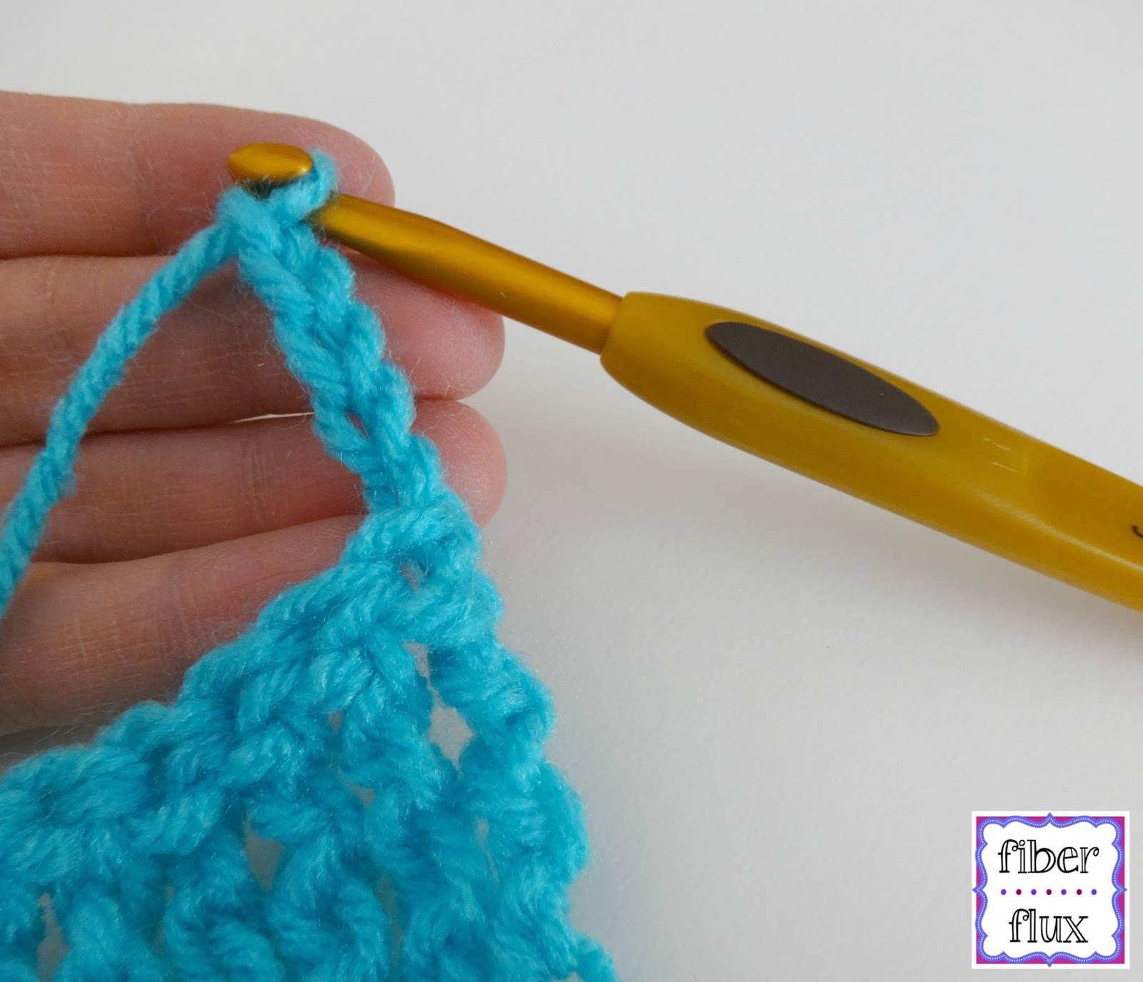 Fiber Flux How To Crochet the Double Treble Crochet Stitch (dtr) Photo
