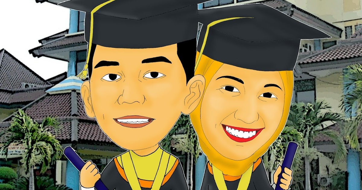 26+ Gambar Kartun Wisuda Dengan Pasangan Gambar Kartun Ku