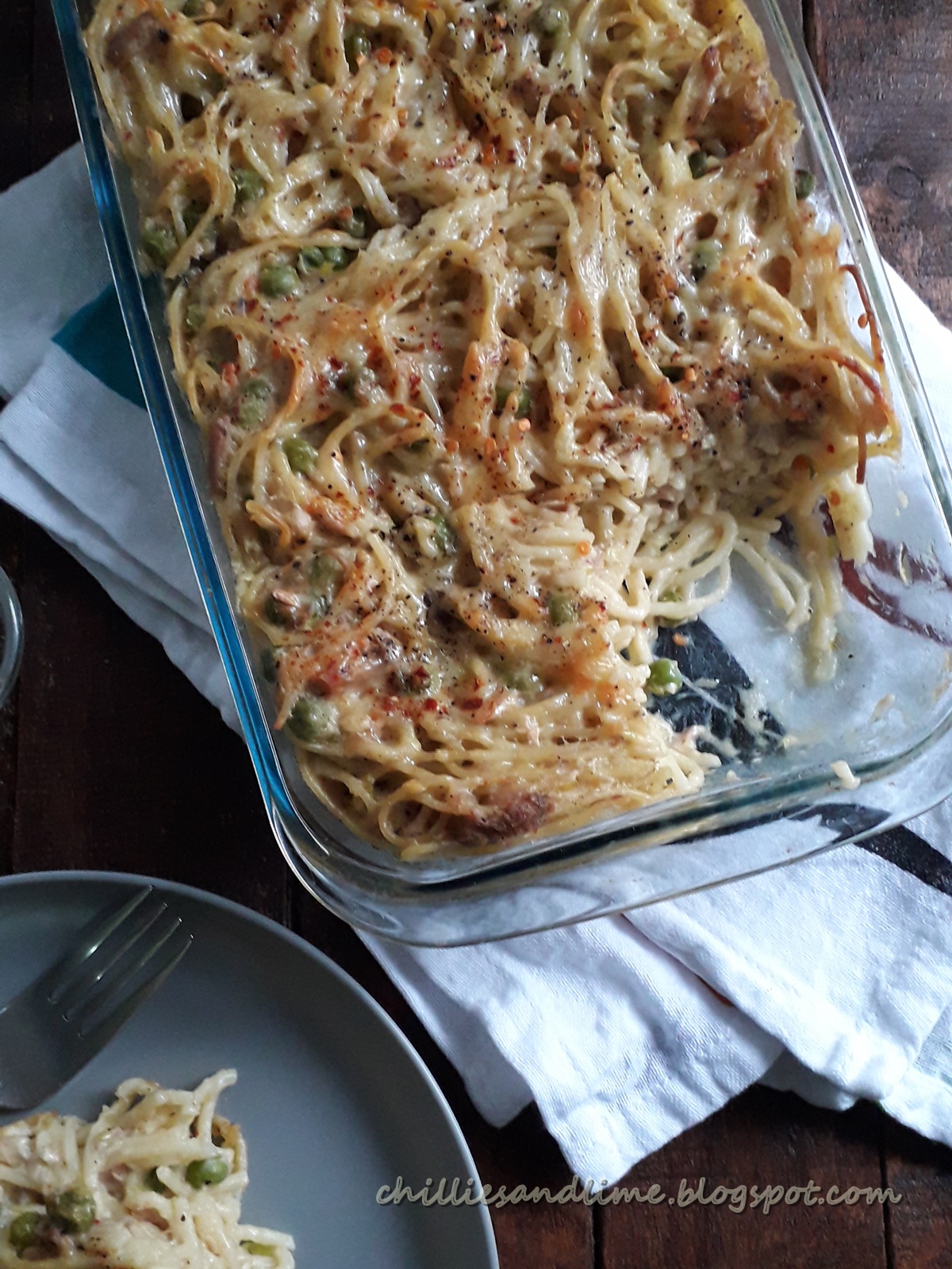 Chillies and Lime Tuna Tetrazzini