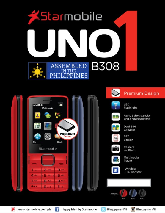 Starmobile Launches LocallyAssembled UNO B208 PH Edition and UNO B308