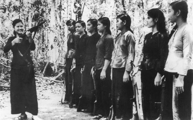Long Hair Warriors 30 Vintage Photographs of Female Viet
