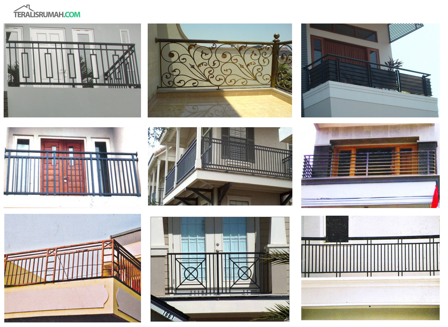 Desain Pagar Besi Balkon