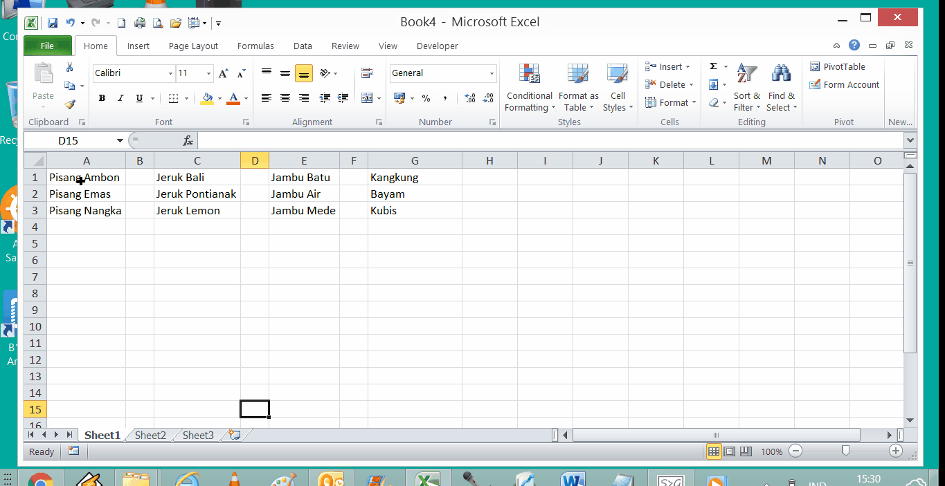 Grids and Logic Dasar Macro Membuat Combobox bertingkat
